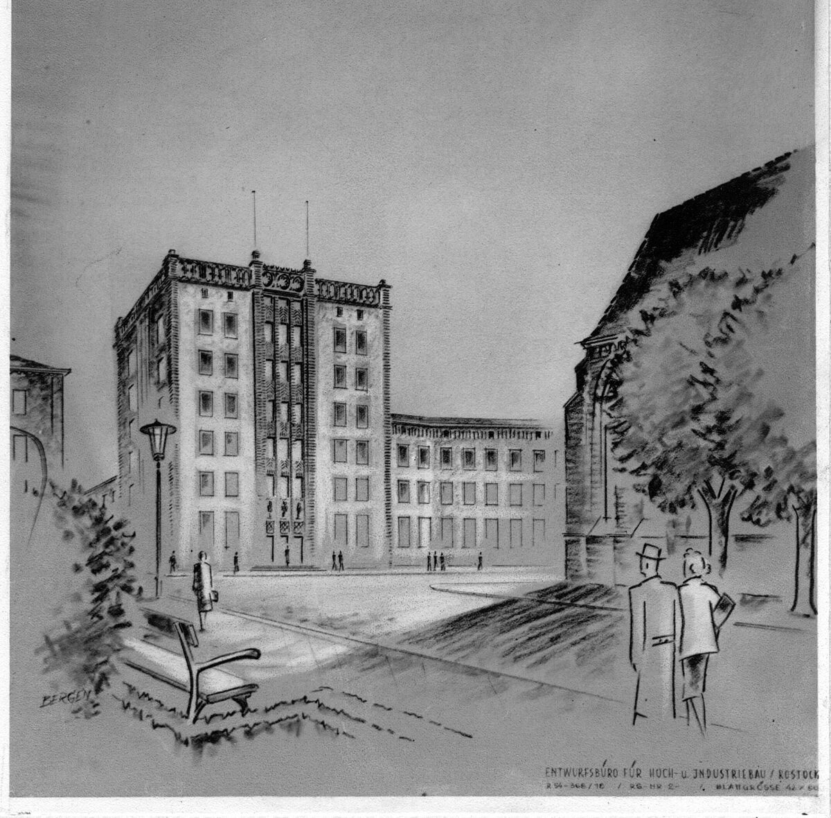 Entwurf eines neuen chemischen Instituts (1950er-Jahre)